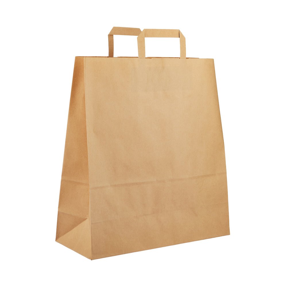 24x15x30 - Flat Handle Brown Paper Bag-250pcs