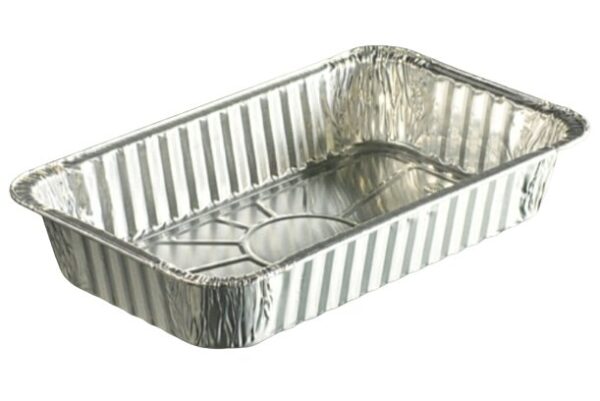 Aluminum Container (1025) + Lid - 130 X 100 X 40mm - 1000Pcs