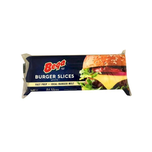 BEGA BURGER SLICES CHEESE 12x1kg (12x84sl)