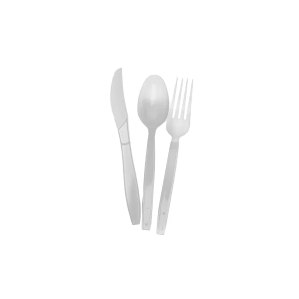 Heavy Duty Cutlery Set White (Spoon/fork/knife/ Napkin)-500pcs