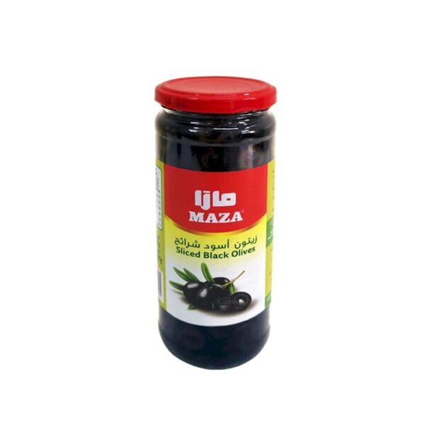 MAZA SLICED BLACK OLIVES 12x450g