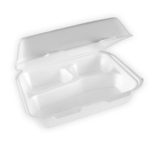 Foam Lunch Box 3 Compartment