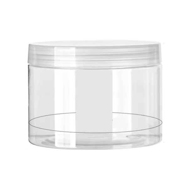 Plastic Pet Jar + Clear Lid